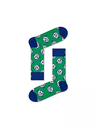 HAPPY SOCKS | Herren Socken 41-46 CAT green | 